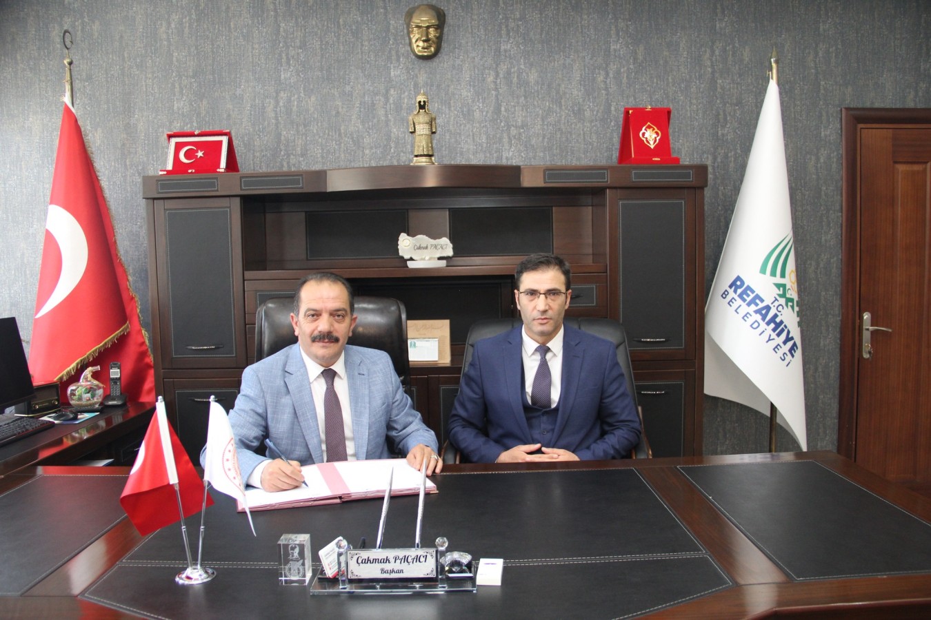 "Refahiye Belediyesi Yöresel Ürün Pazarı" projesinin destek sözleşmesi imzalandı. 