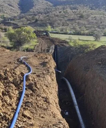 İçme suyu ve kanalizasyon hattı yapılması